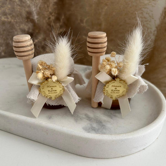 Honigtöpfchen Dubai als Gästegabe, süßes Gastgeschenk für Hochzeit und Beschneidung