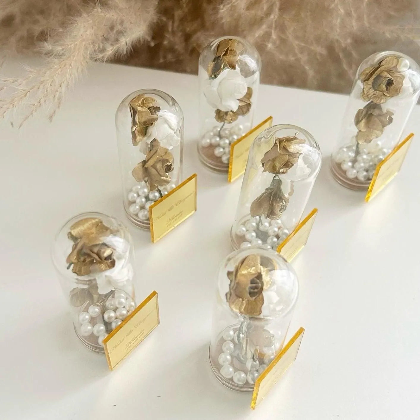 Perse-Glasglocke als luxuriöses Gastgeschenk zur Hochzeit – elegant und hochwertig