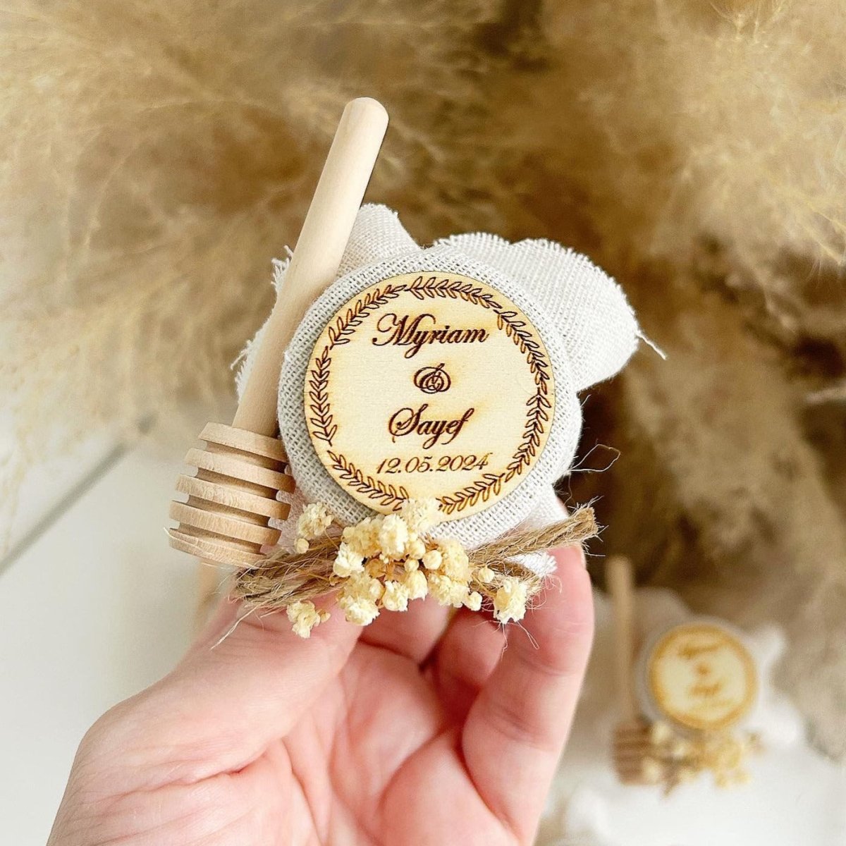 Rustikales Honigglas