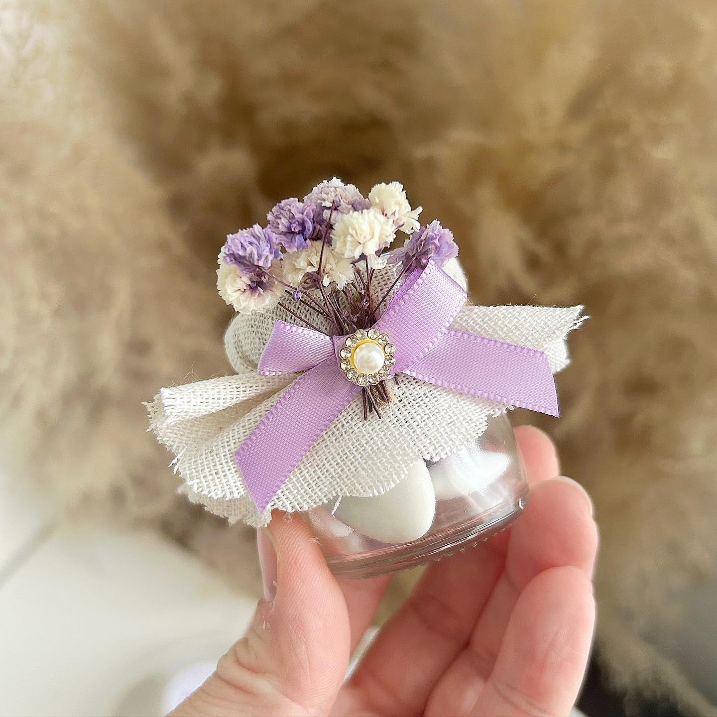 Zuckermandeln Violine als Gästegabe, elegantes Gastgeschenk für Hochzeit und Taufe