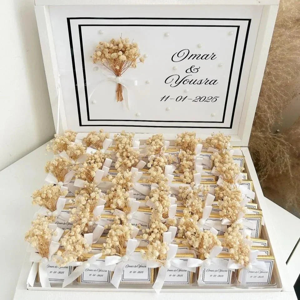 Schokoladenbox als Gastgeschenk