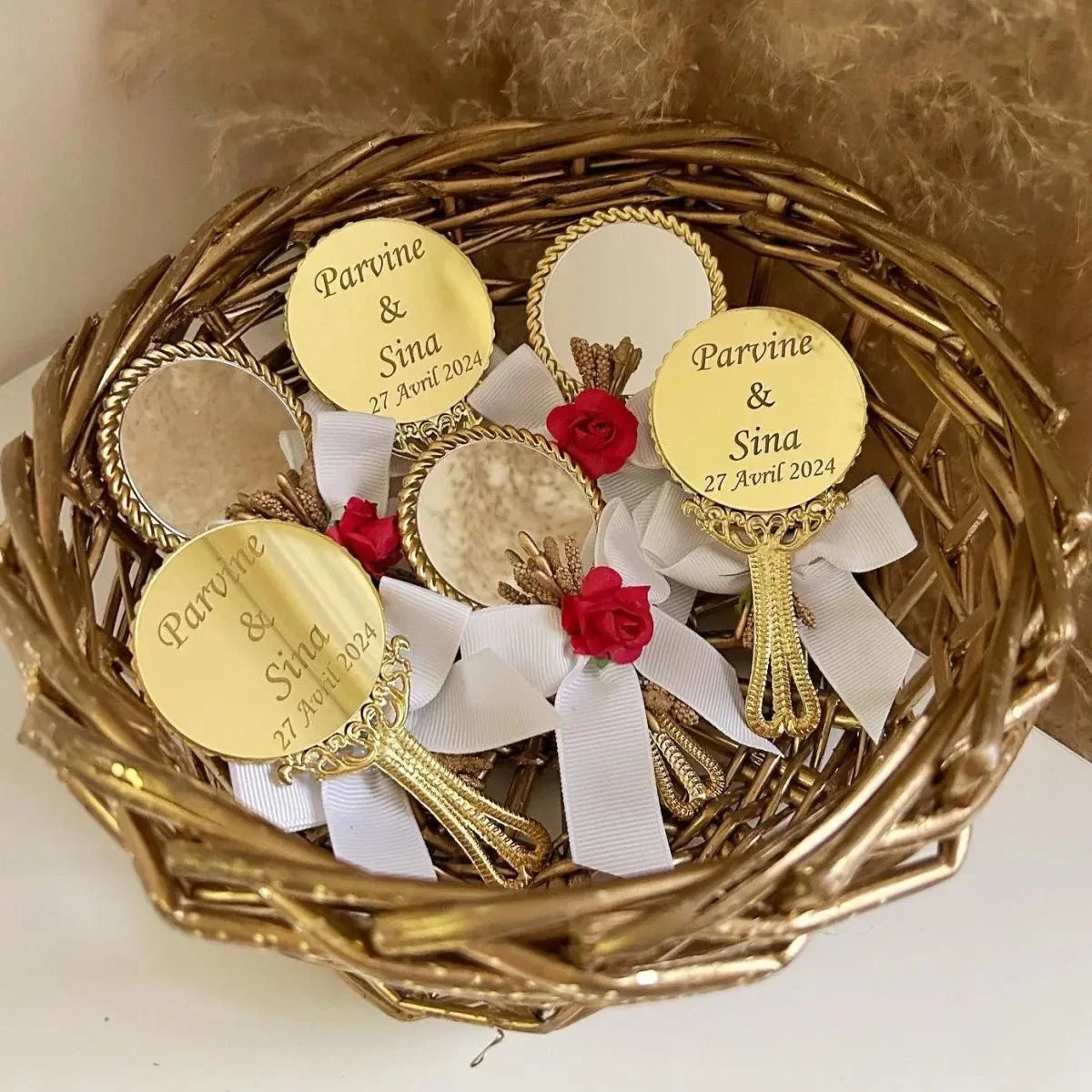 Taschenspiegel als Gastgeschenk