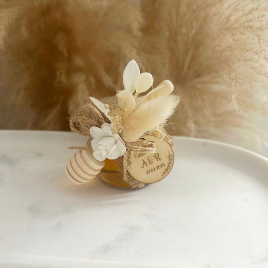 Baléa Honigglas als Gästegabe, süßes Gastgeschenk für Hochzeit und Geburtstag