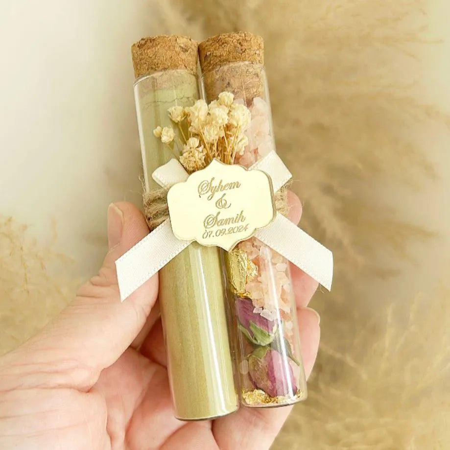 Hammam-Duo als Henna-Gastgeschenk zur Hochzeit – edles Set im Wellness-Stil