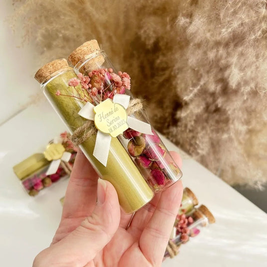 Henna „Duo“ als personalisiertes Gastgeschenk zur Hochzeit – edles 2er-Set