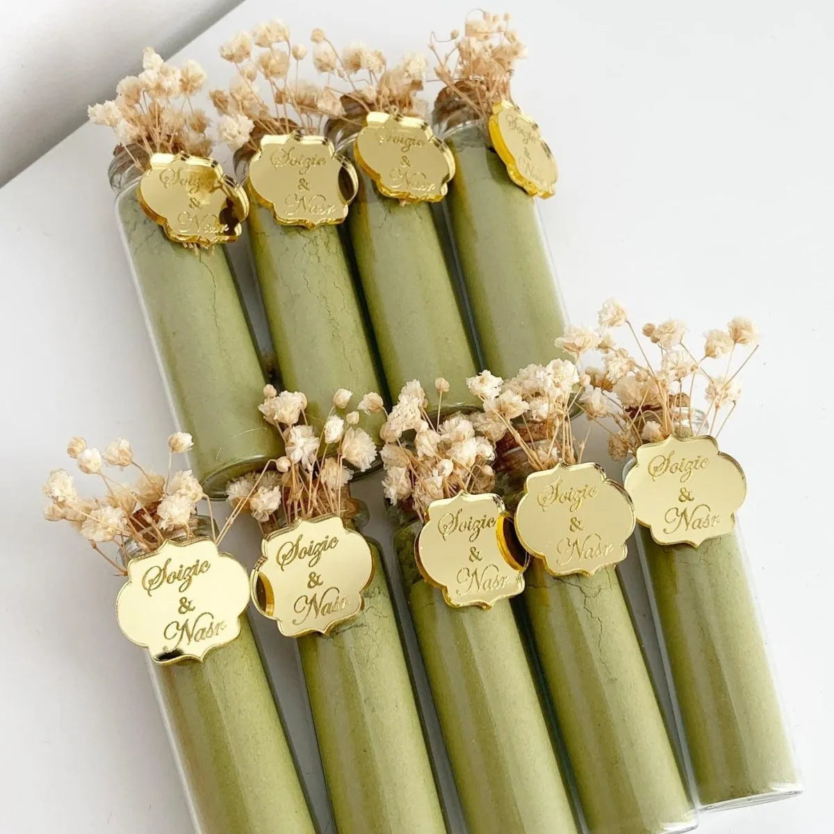 Henna „Prestige“ als personalisiertes Gastgeschenk zur Hochzeit – edles Design