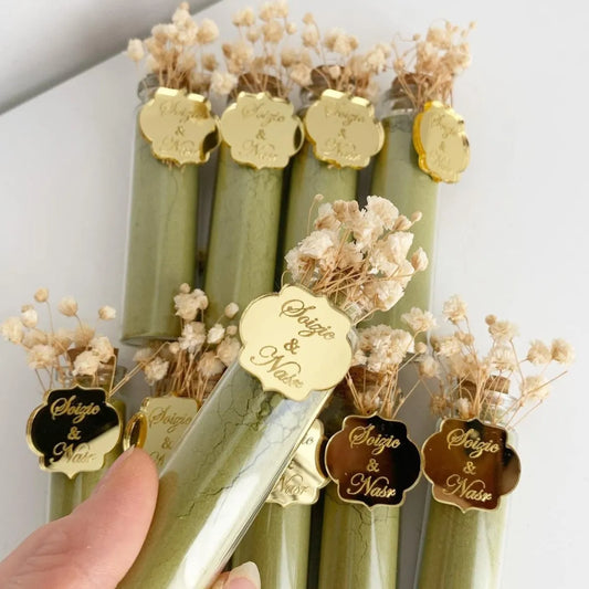 Henna „Prestige“ als personalisiertes Gastgeschenk zur Hochzeit – edles Design