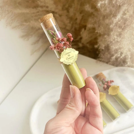 Henna-Sanduhr Rosa als personalisiertes Gastgeschenk zur Hochzeit – edles Design