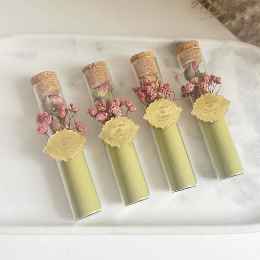 Henna-Sanduhr Rosa als personalisiertes Gastgeschenk zur Hochzeit – edles Design