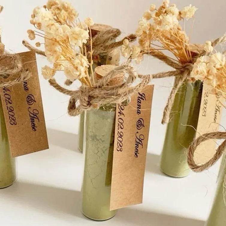 Henna „Sara“ als personalisiertes Gastgeschenk zur Hochzeit – elegante Gestaltung