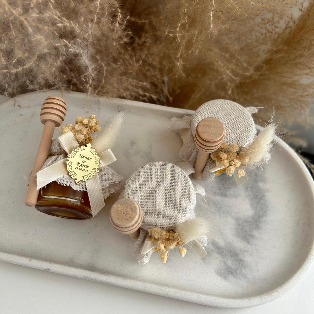 Honigtöpfchen Dubai als Gästegabe, süßes Gastgeschenk für Hochzeit und Beschneidung
