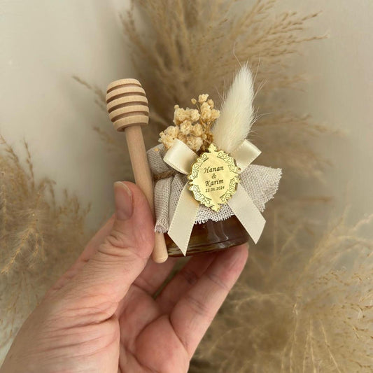 Honigtöpfchen Dubai als Gästegabe, süßes Gastgeschenk für Hochzeit und Beschneidung