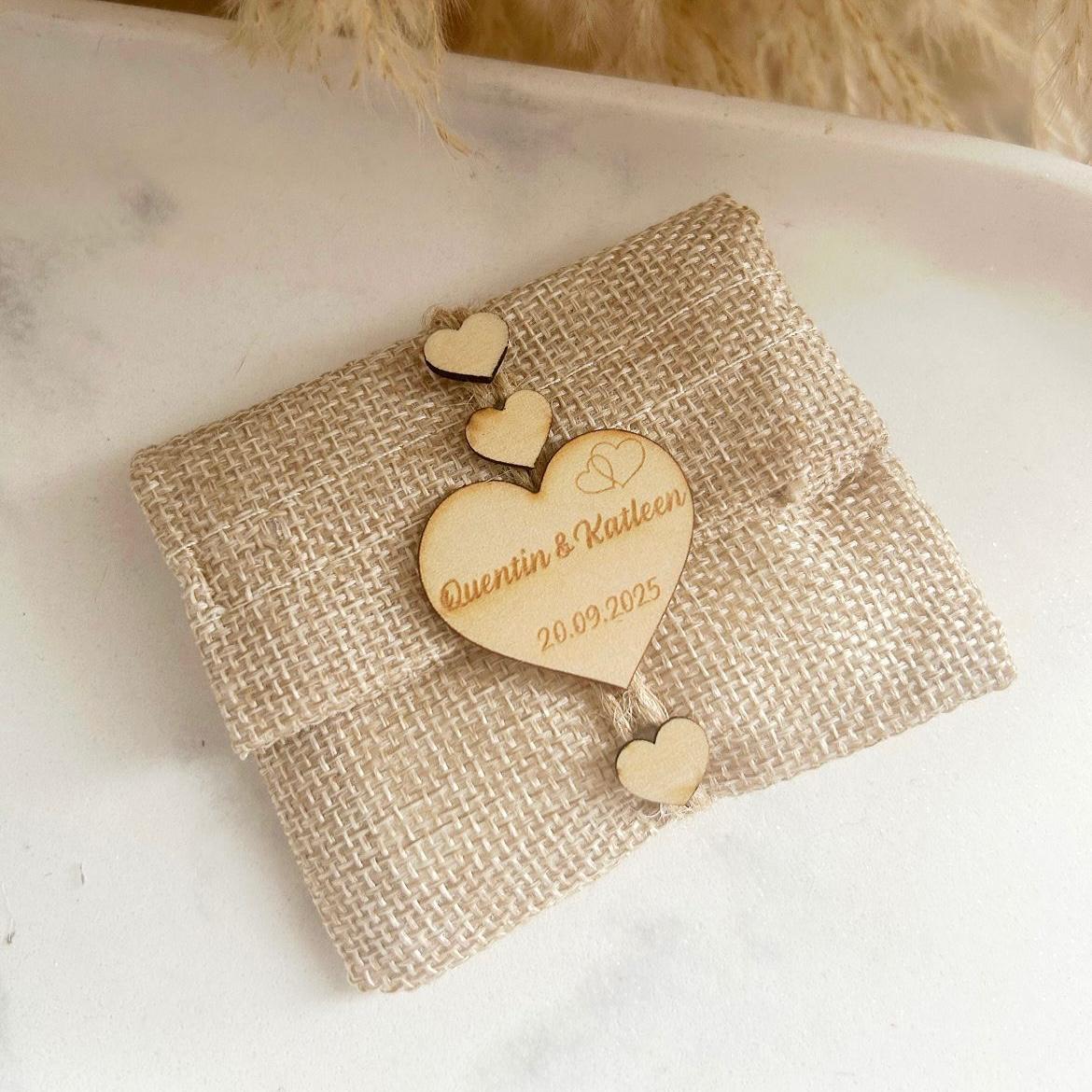 Love-Seife als Gästegabe, romantisches Gastgeschenk für Hochzeit und Geburtstag