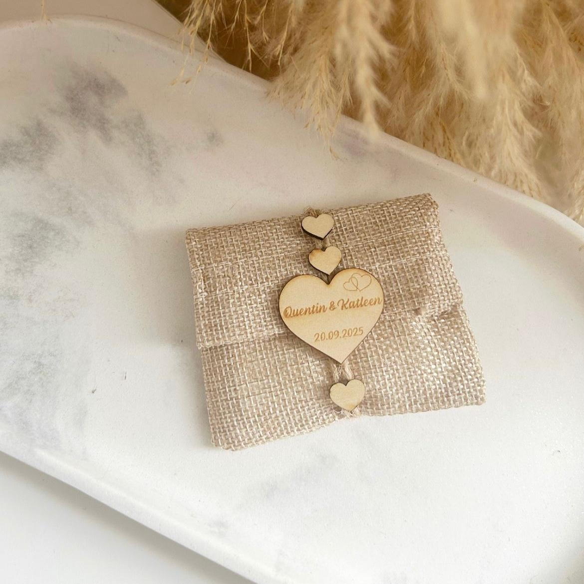 Love-Seife als Gästegabe, romantisches Gastgeschenk für Hochzeit und Geburtstag