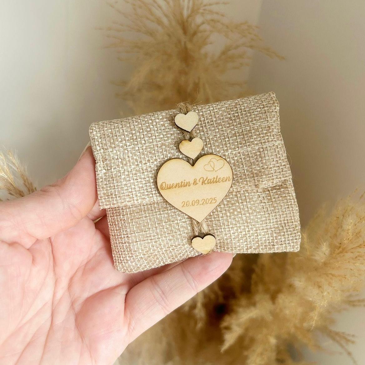 Love-Seife als Gästegabe, romantisches Gastgeschenk für Hochzeit und Geburtstag