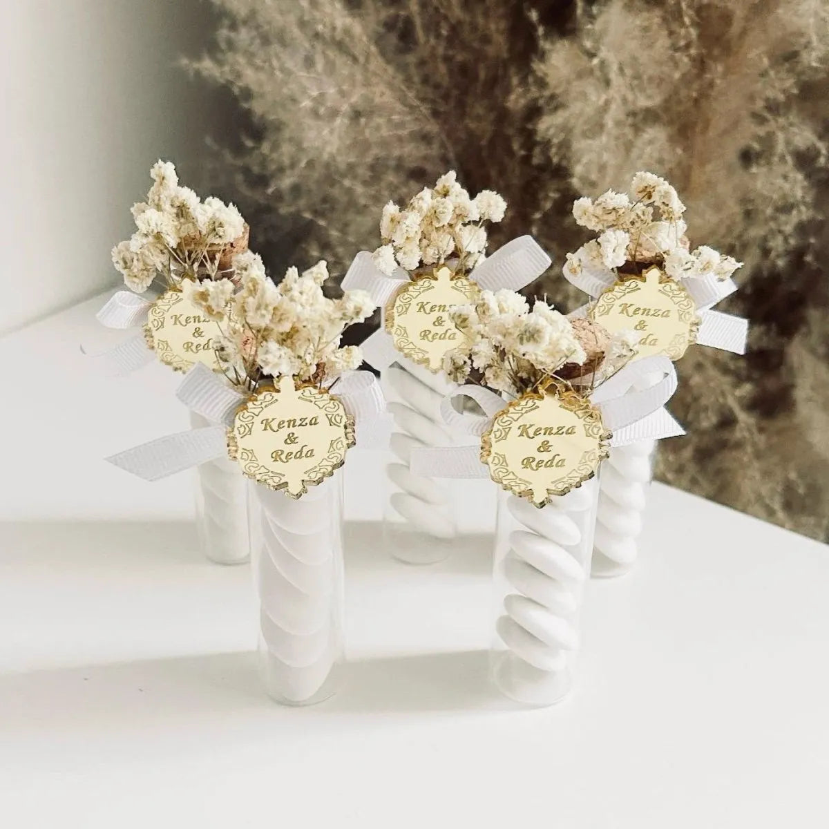 Orient-Zuckermandeln als personalisiertes Gastgeschenk zur Hochzeit – inspiriert von Tausendundeiner Nacht