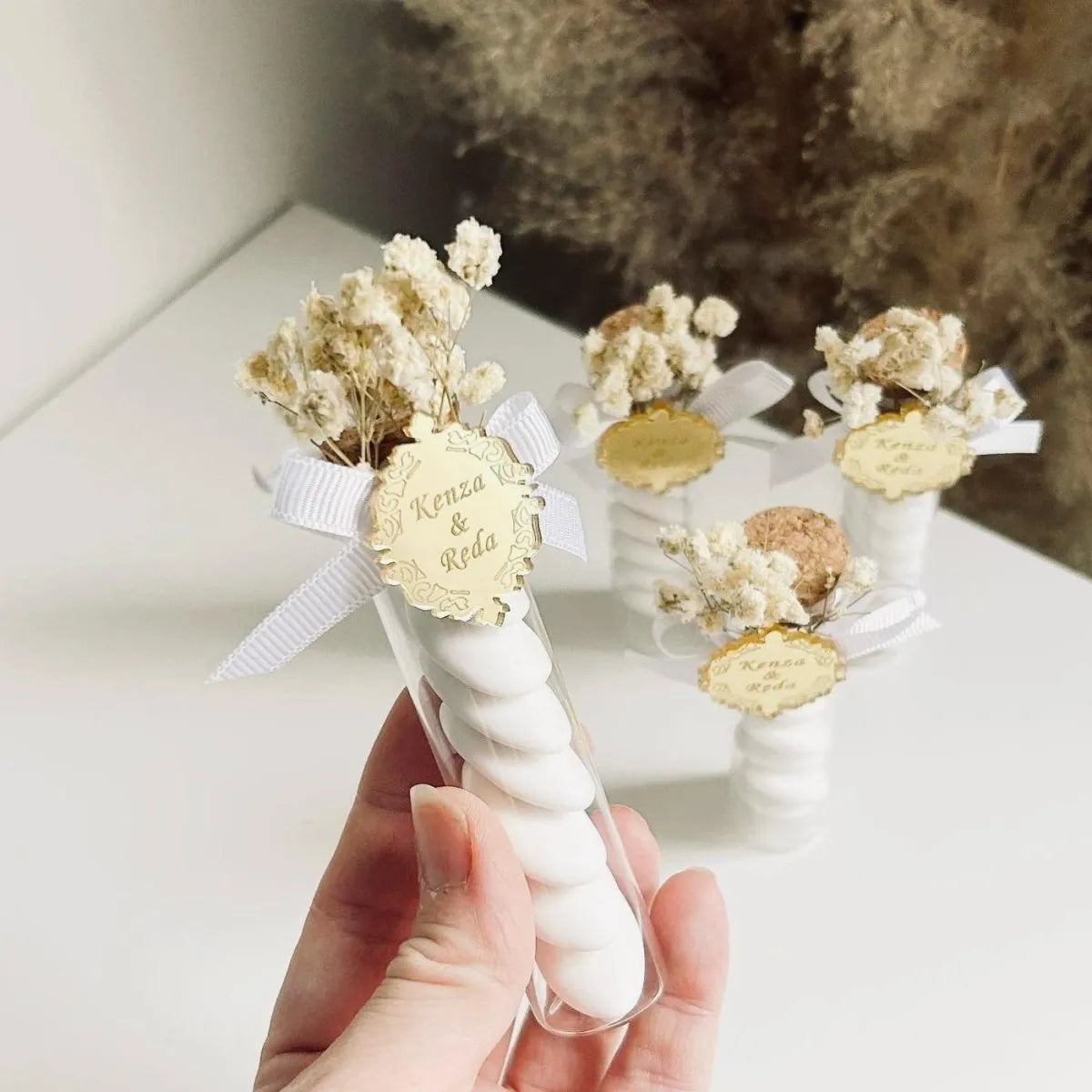 Orient-Zuckermandeln als personalisiertes Gastgeschenk zur Hochzeit – inspiriert von Tausendundeiner Nacht