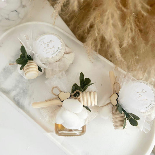 Duo-Zärtlichkeit-Honigglas – MEIN GASTGESCHENK