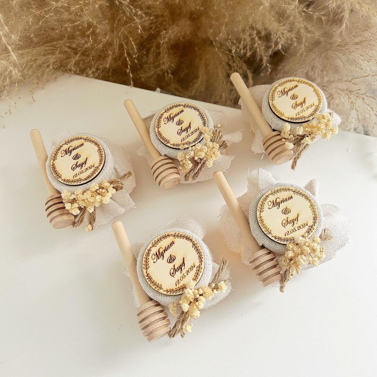 Rustikales Honigglas