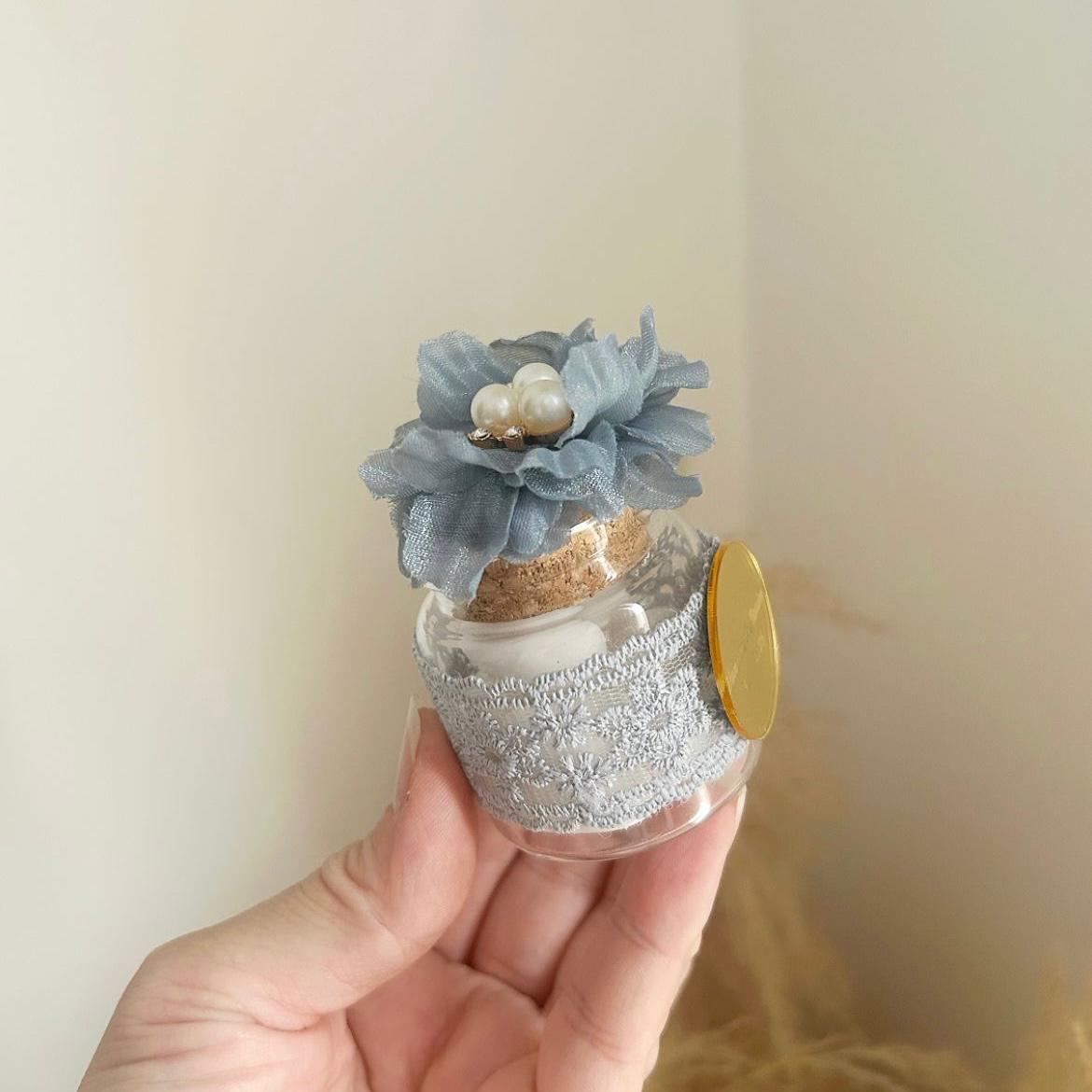 Zuckermandeln Häkelstil als Gästegabe, elegantes Gastgeschenk für Hochzeit, Taufe, Kommunion und Beschneidung