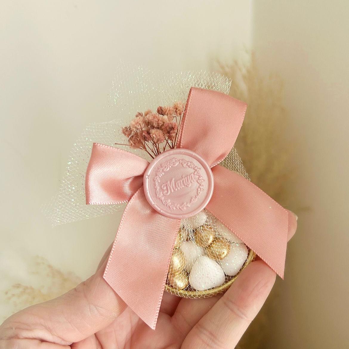 Zuckermandeln Russia als Gästegabe, elegantes Gastgeschenk für Geburtstag und Taufe